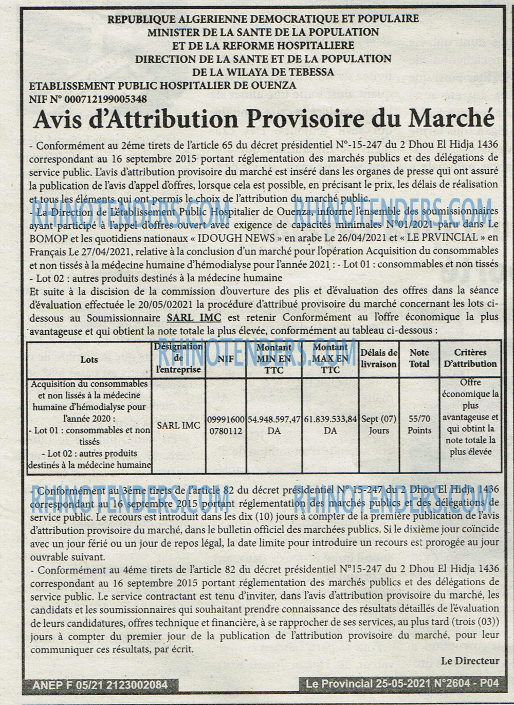 LE PROVINCIAL