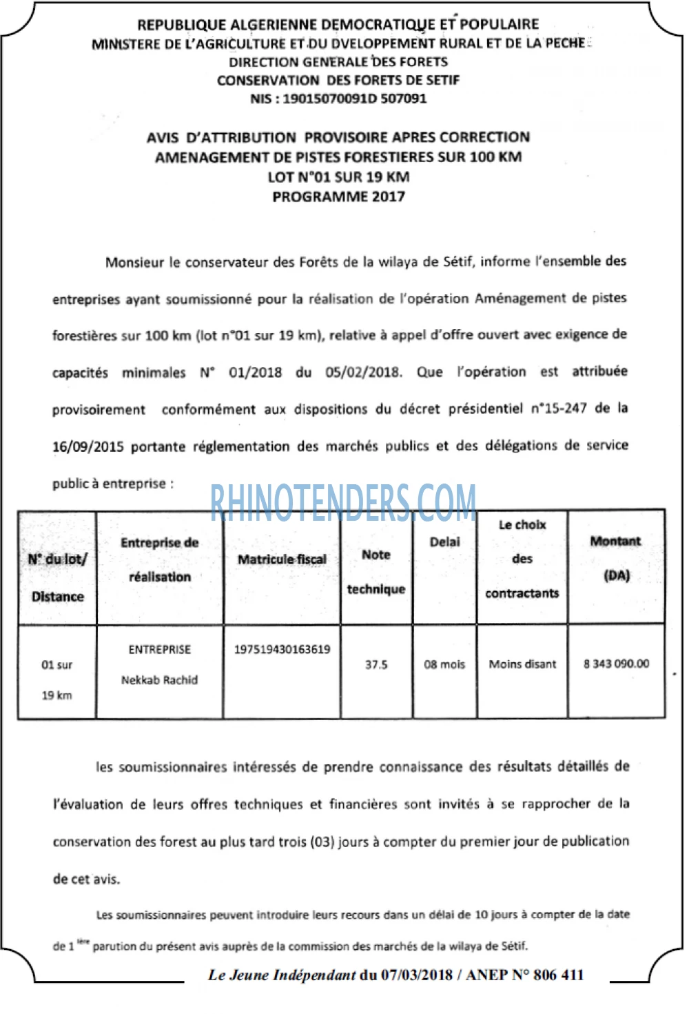 Jeune Independant