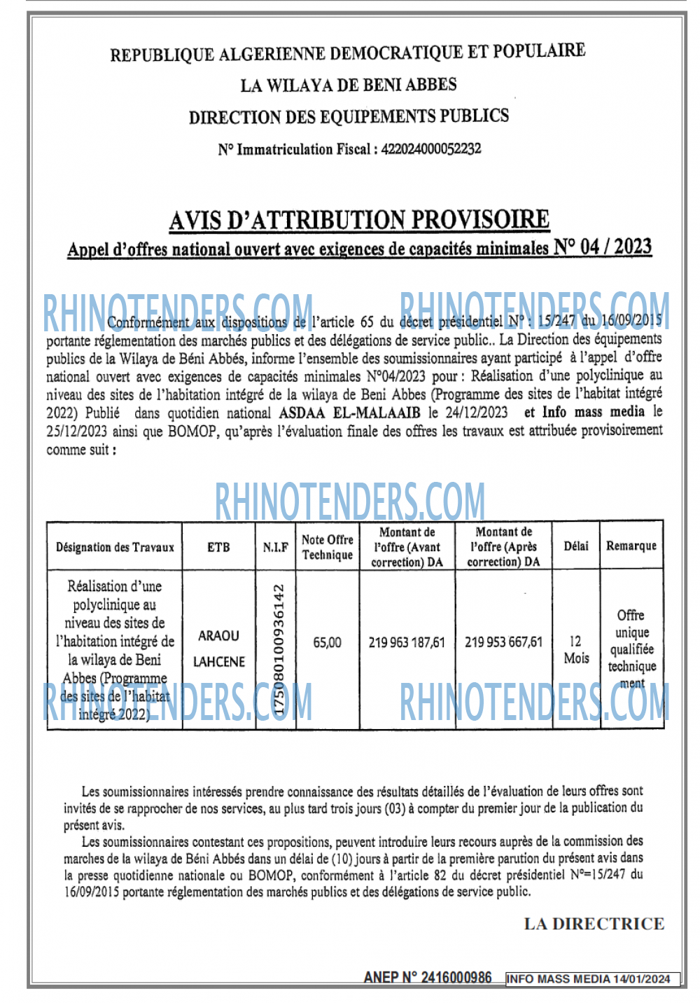 Infos Mass Media