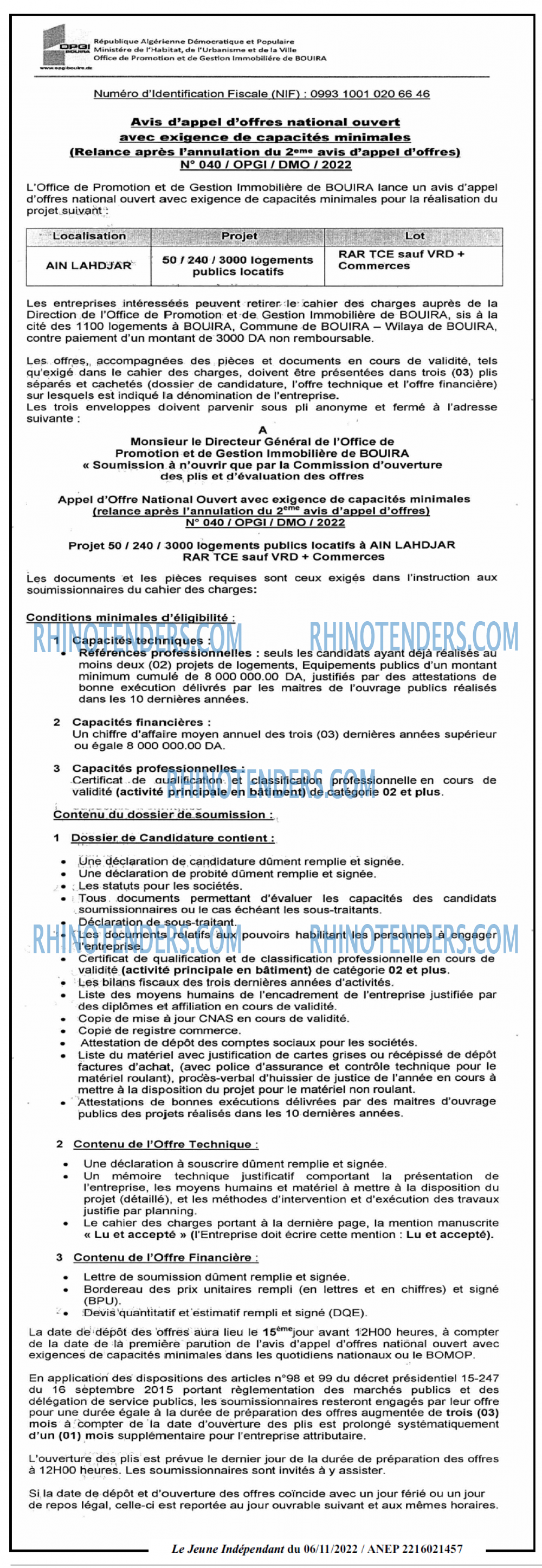 Jeune Independant