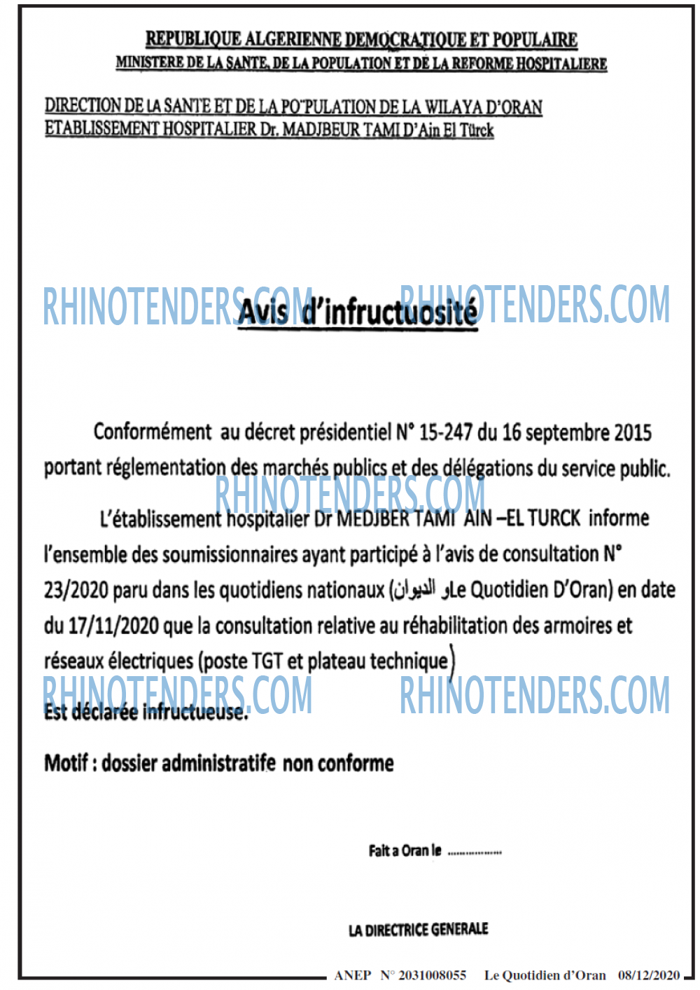 Le Quotidien d'Oran