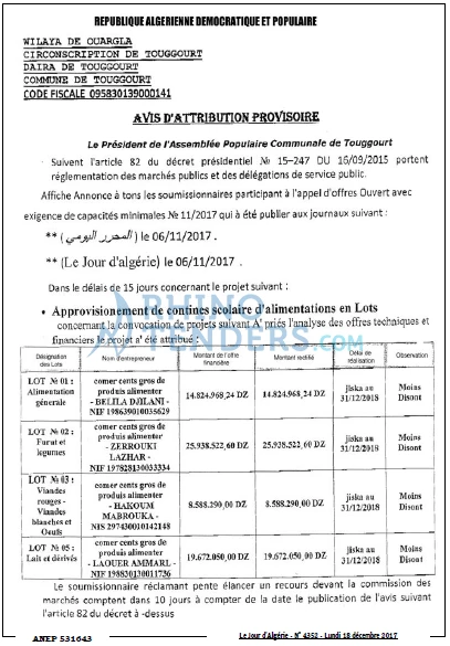 Le Jour d'Algérie