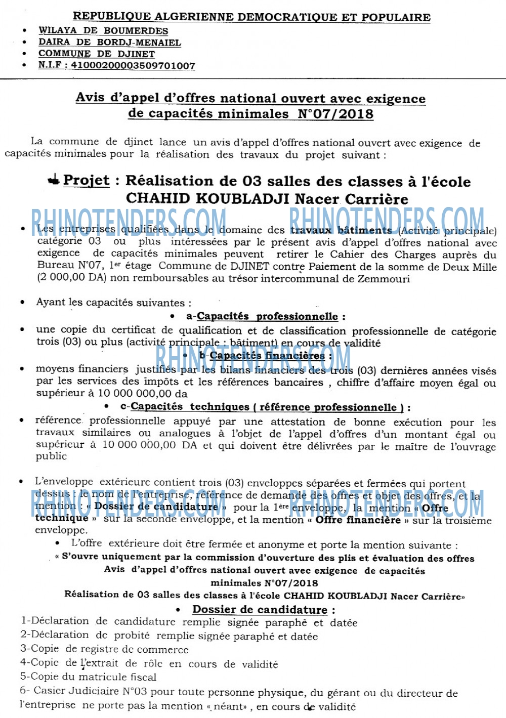 LA DEPECHE DE KABYLIE