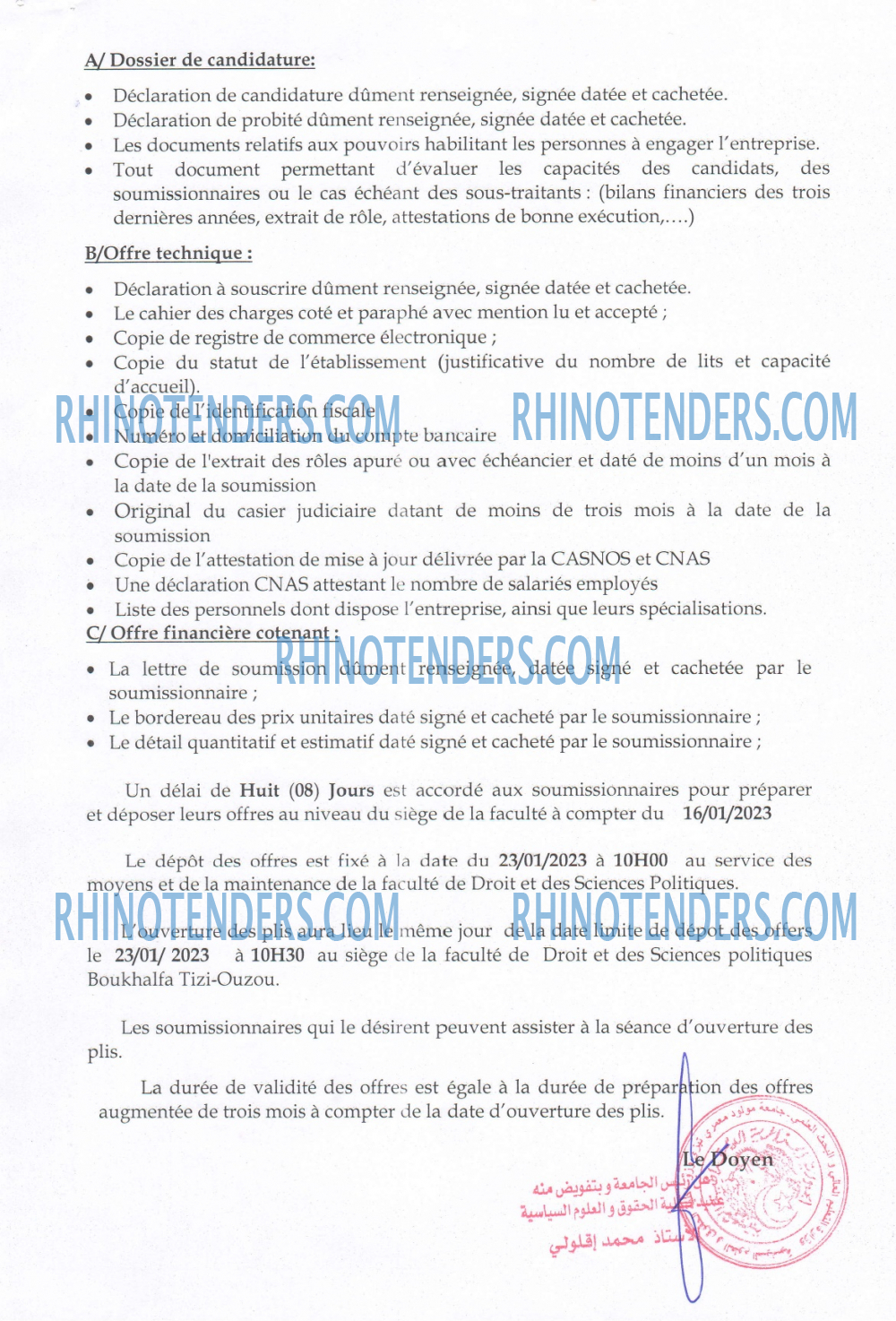Rhinotenders