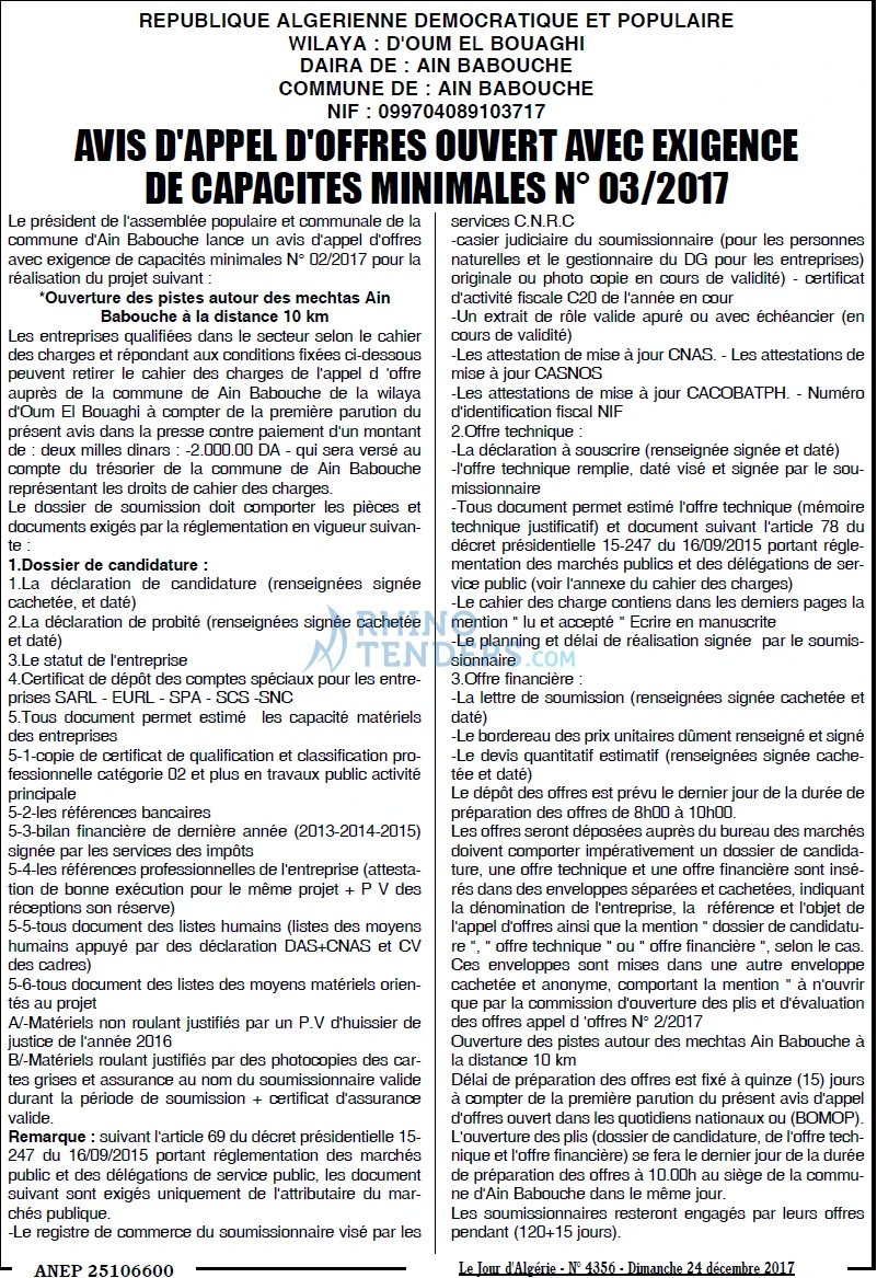 Le Jour d'Algérie