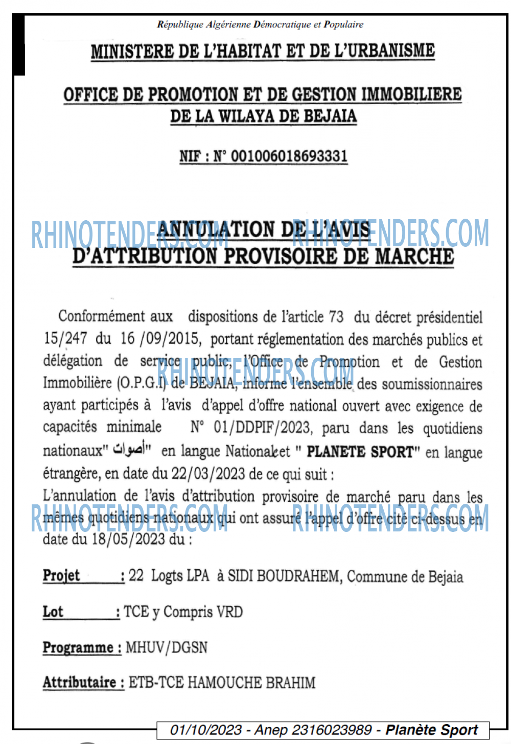 PLANETE SPORT