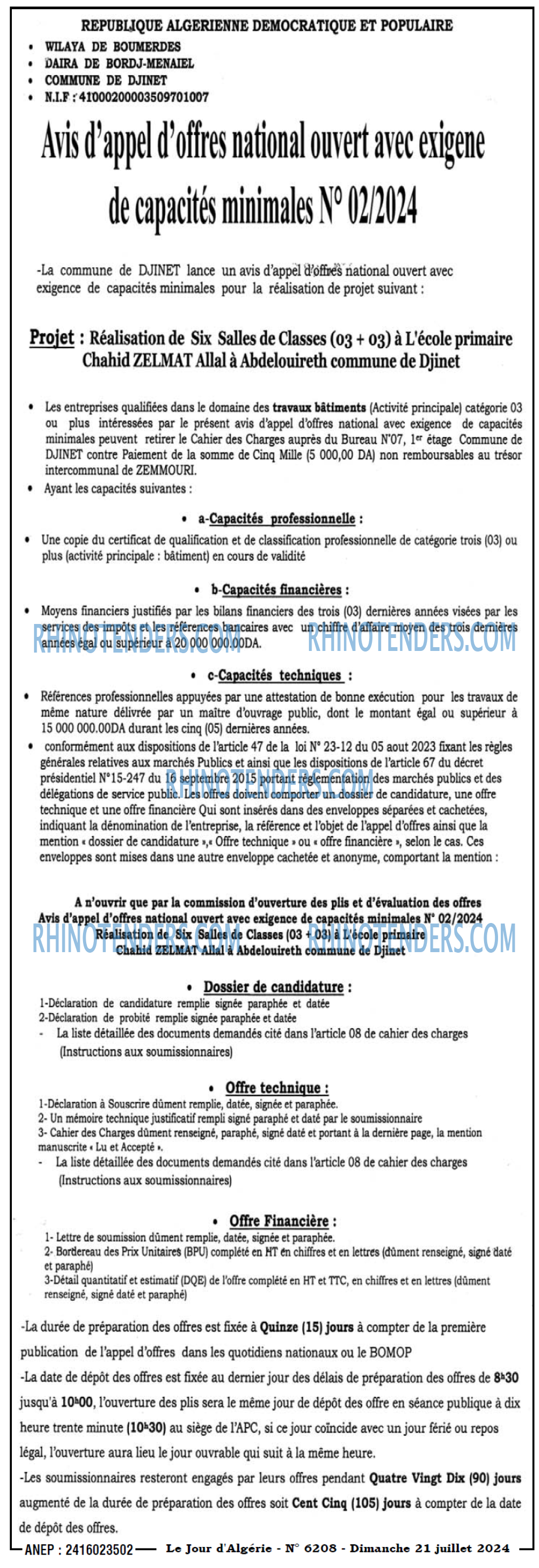 Le Jour d'Algérie