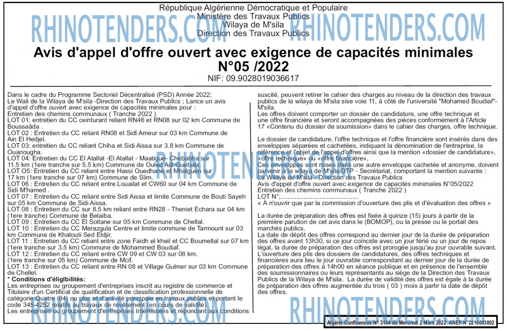 Algerie Confluence