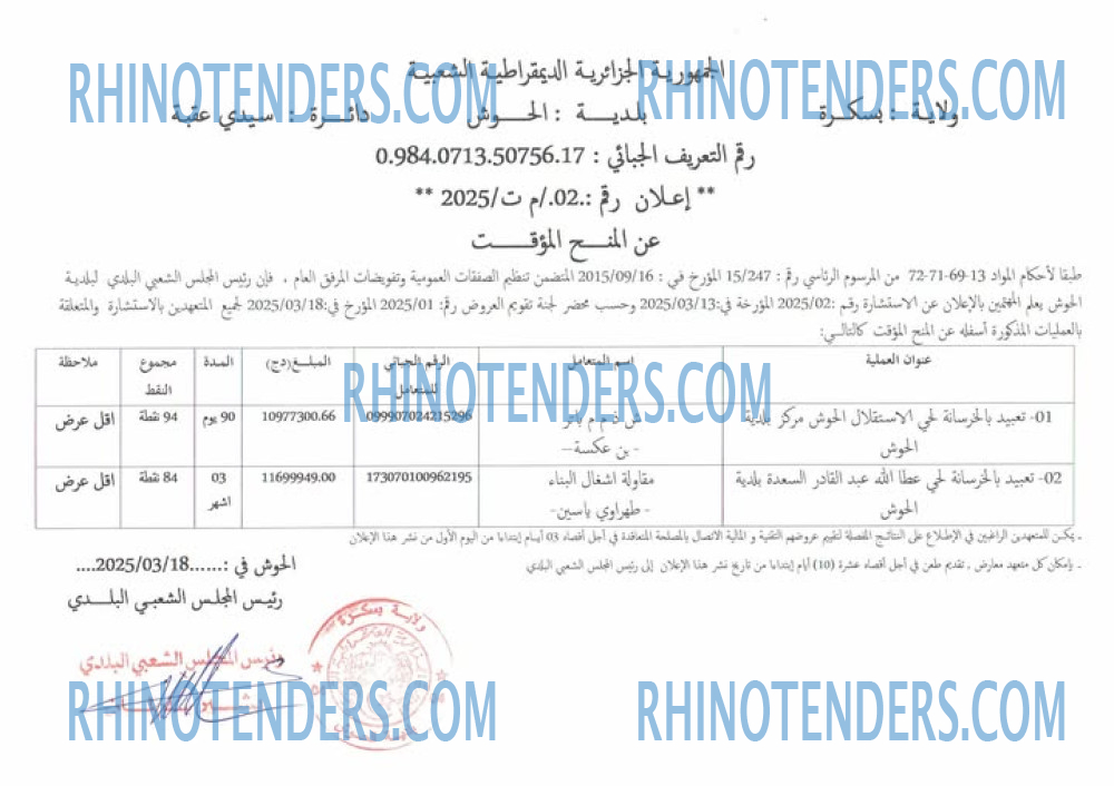Rhinotenders