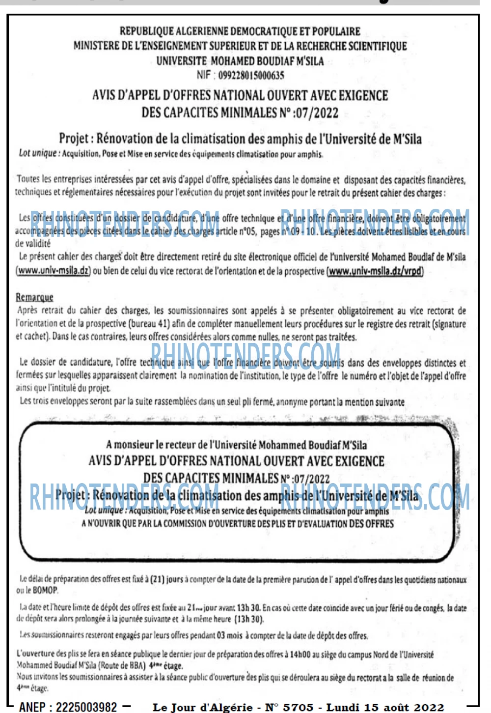 Le Jour d'Algérie