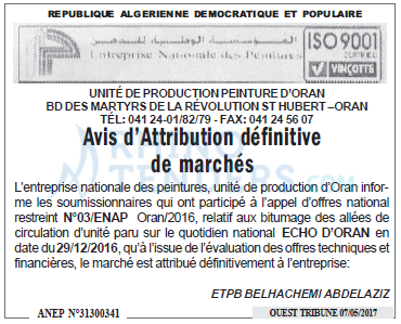 ouest TRIBUNE