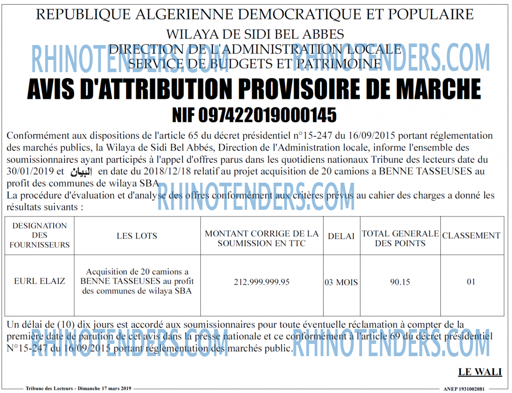 TRIBUNE DES LECTEURS