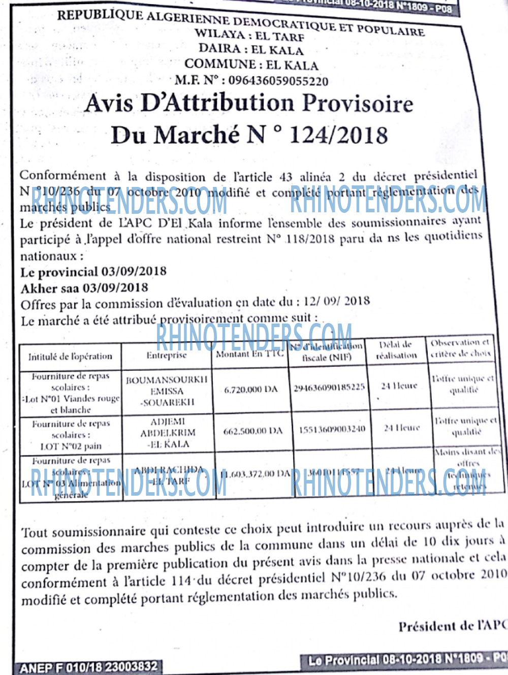 LE PROVINCIAL