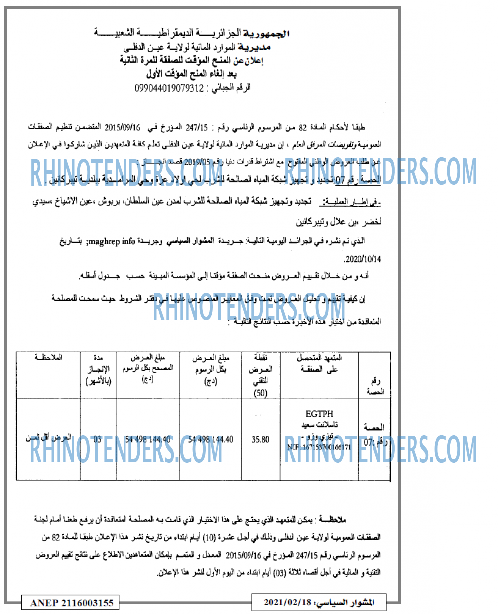 المشوار السياسي
