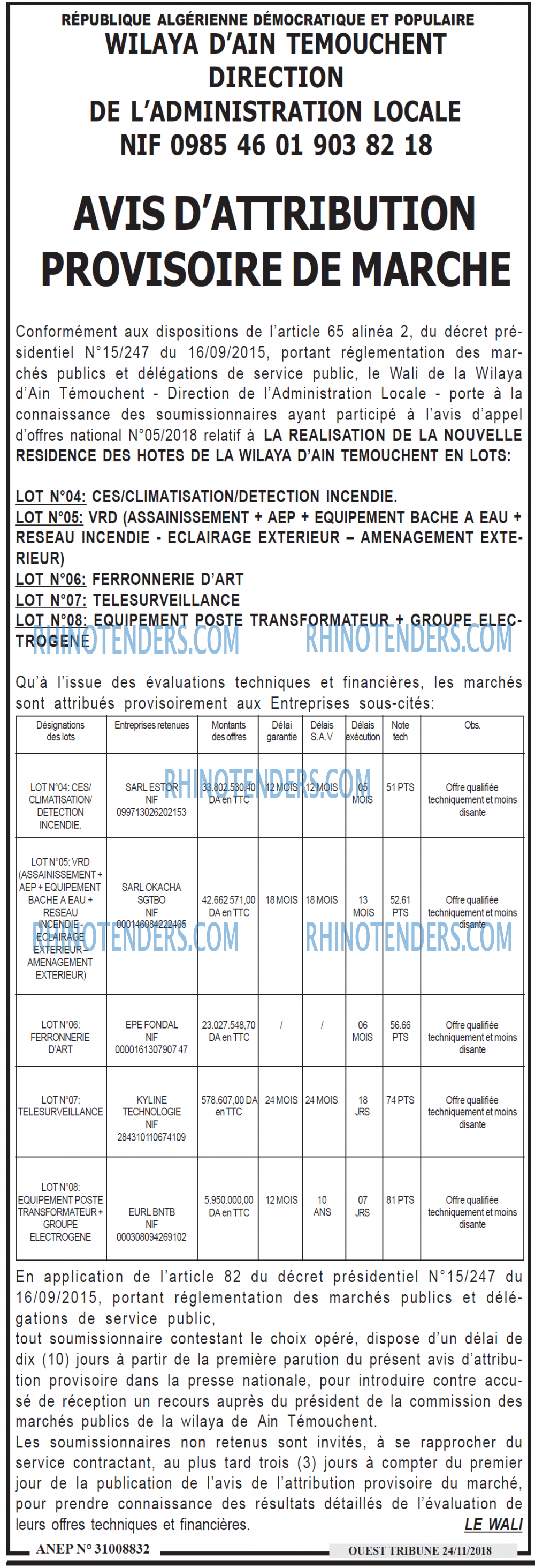 ouest TRIBUNE