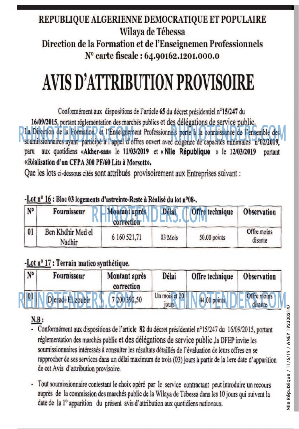 NOUVELLE REPUBLIQUE