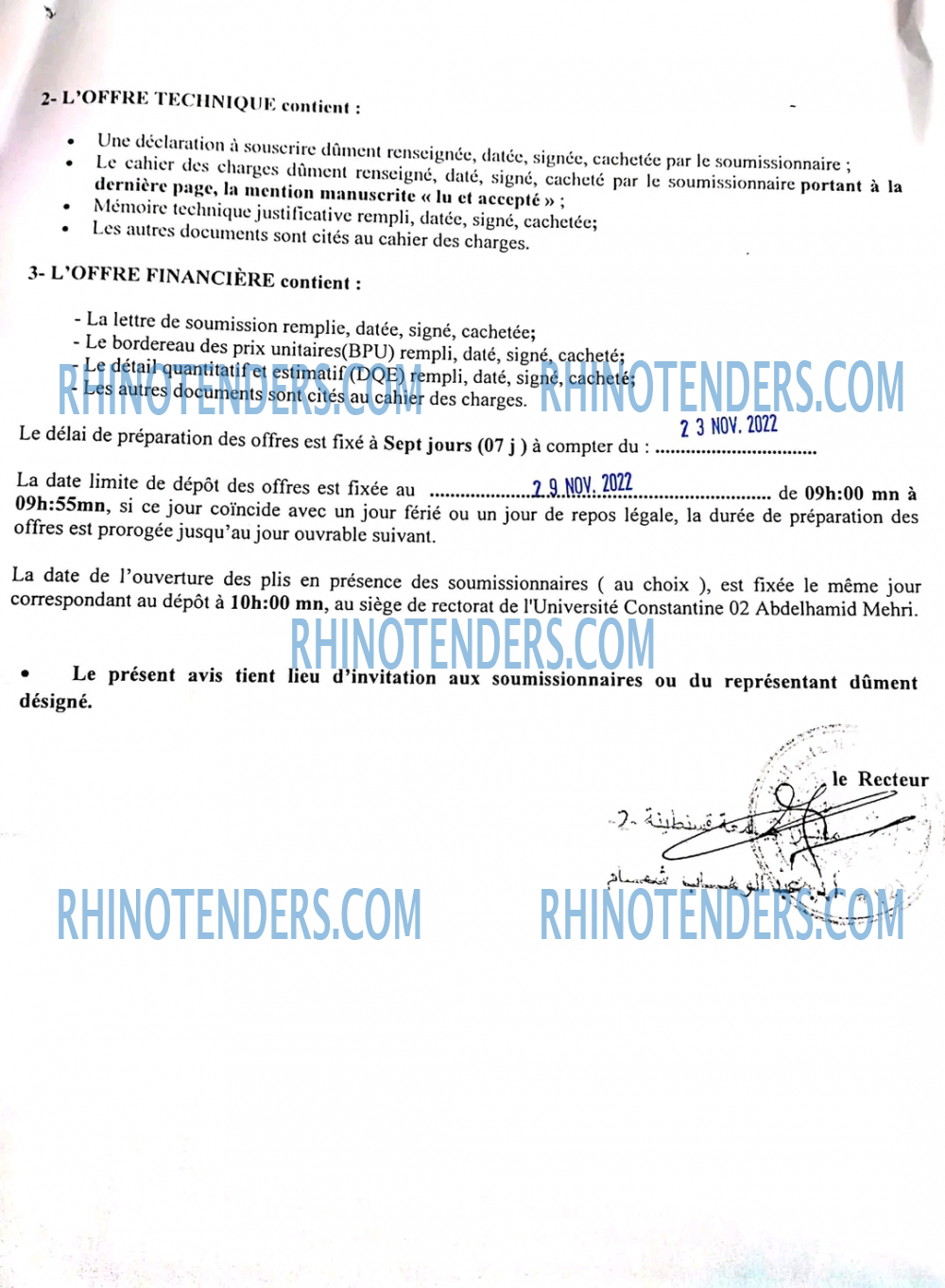 Rhinotenders