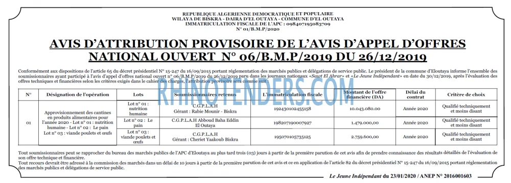 Le jeune indépendant
