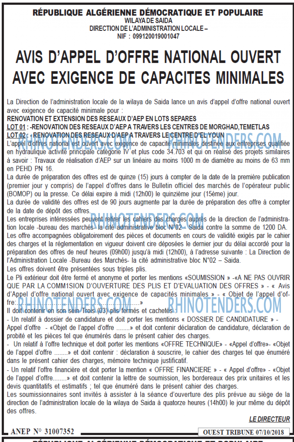ouest TRIBUNE