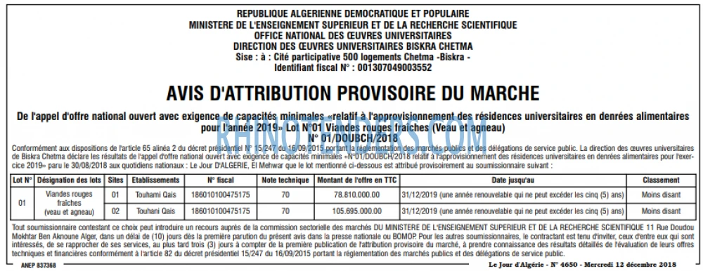 Le Jour d'Algérie