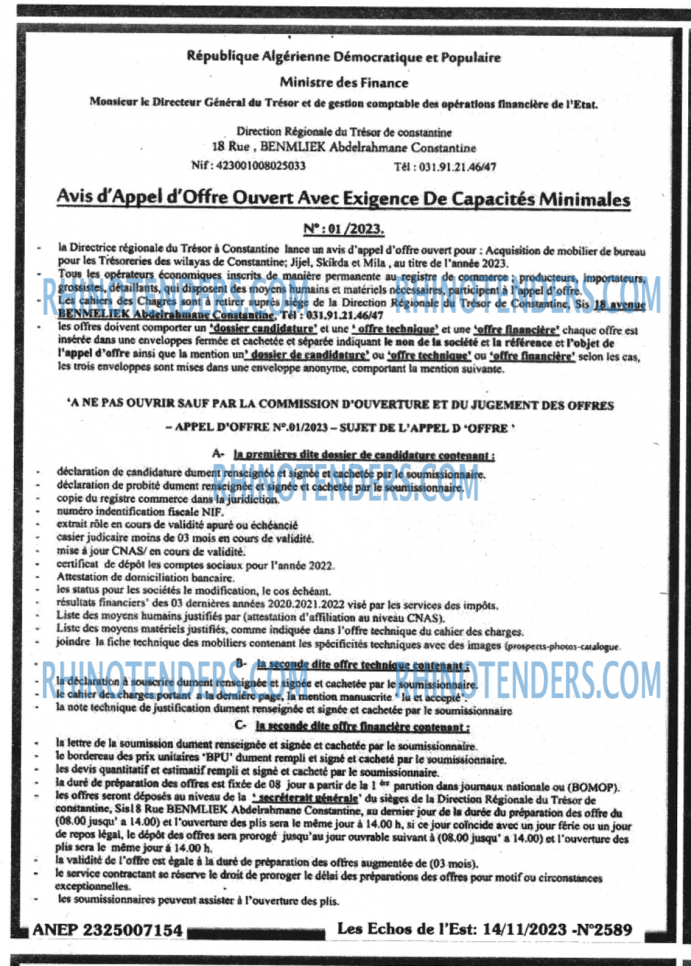 Les Echos de l'Est
