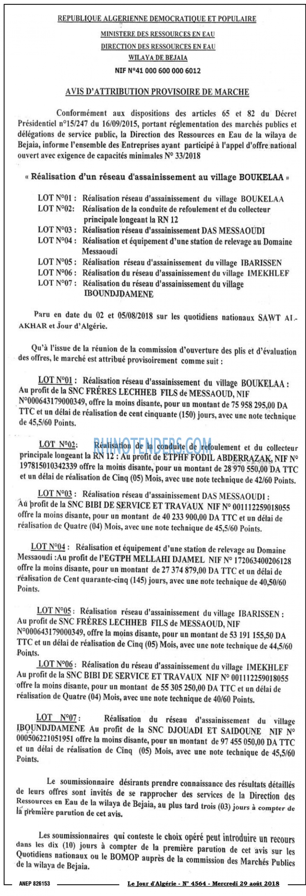Le Jour d'Algérie