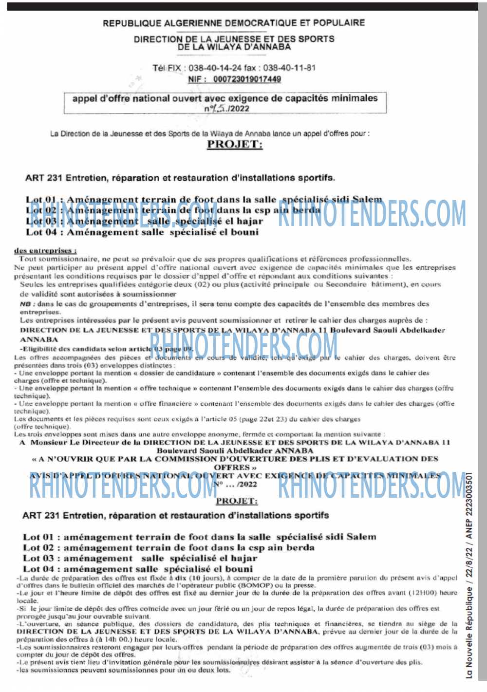 NOUVELLE REPUBLIQUE
