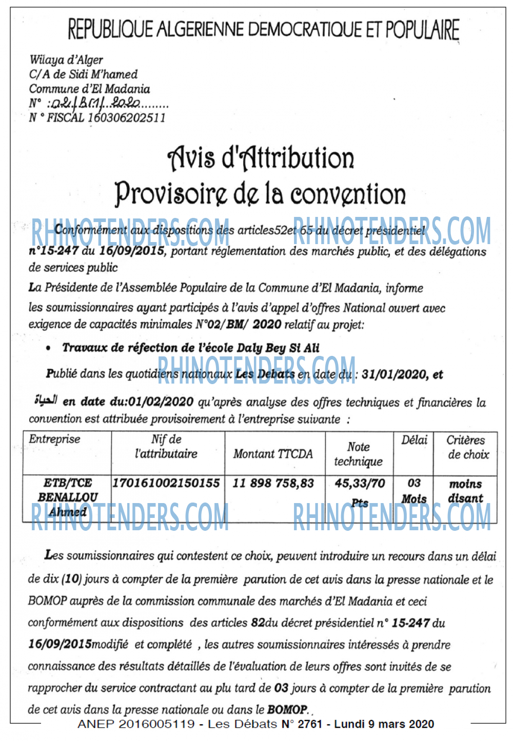 Les Debats