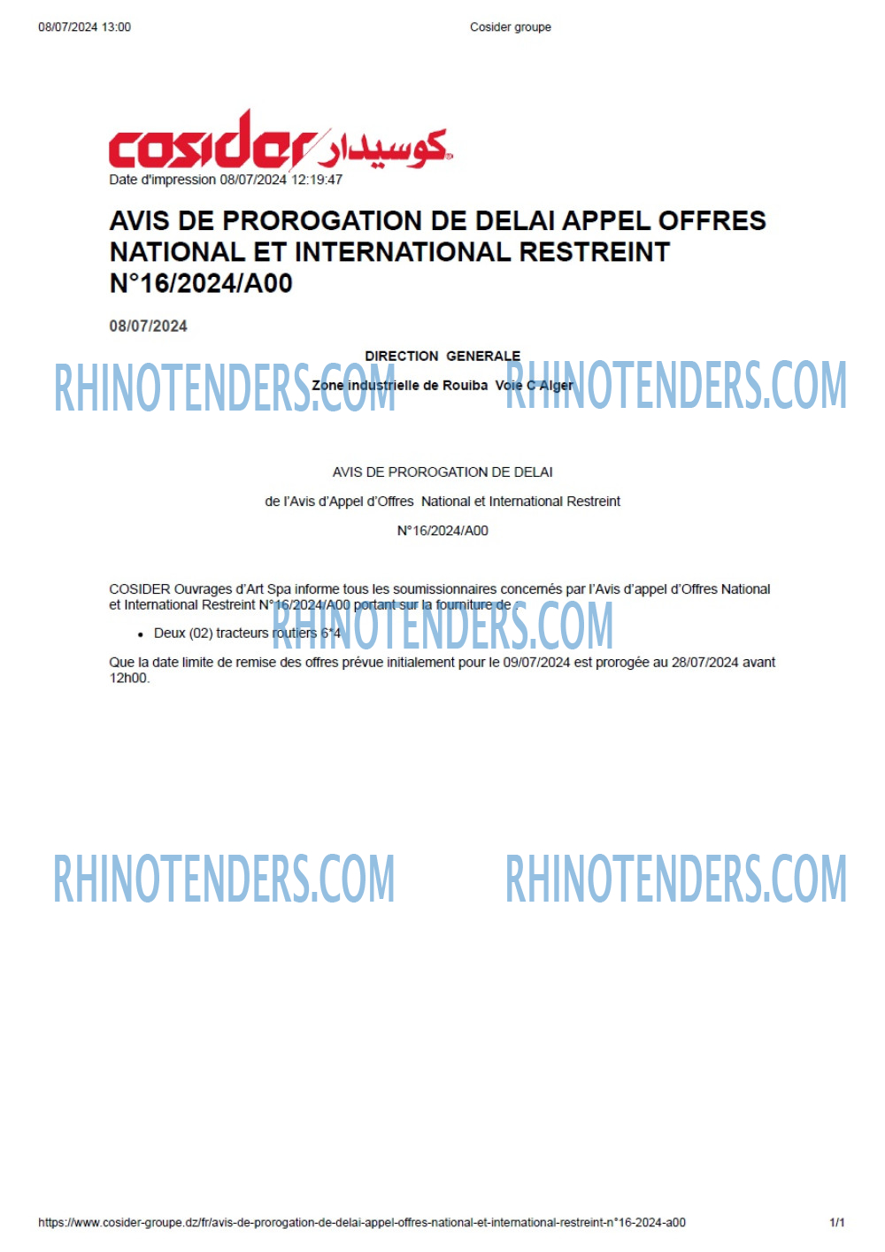 Rhinotenders