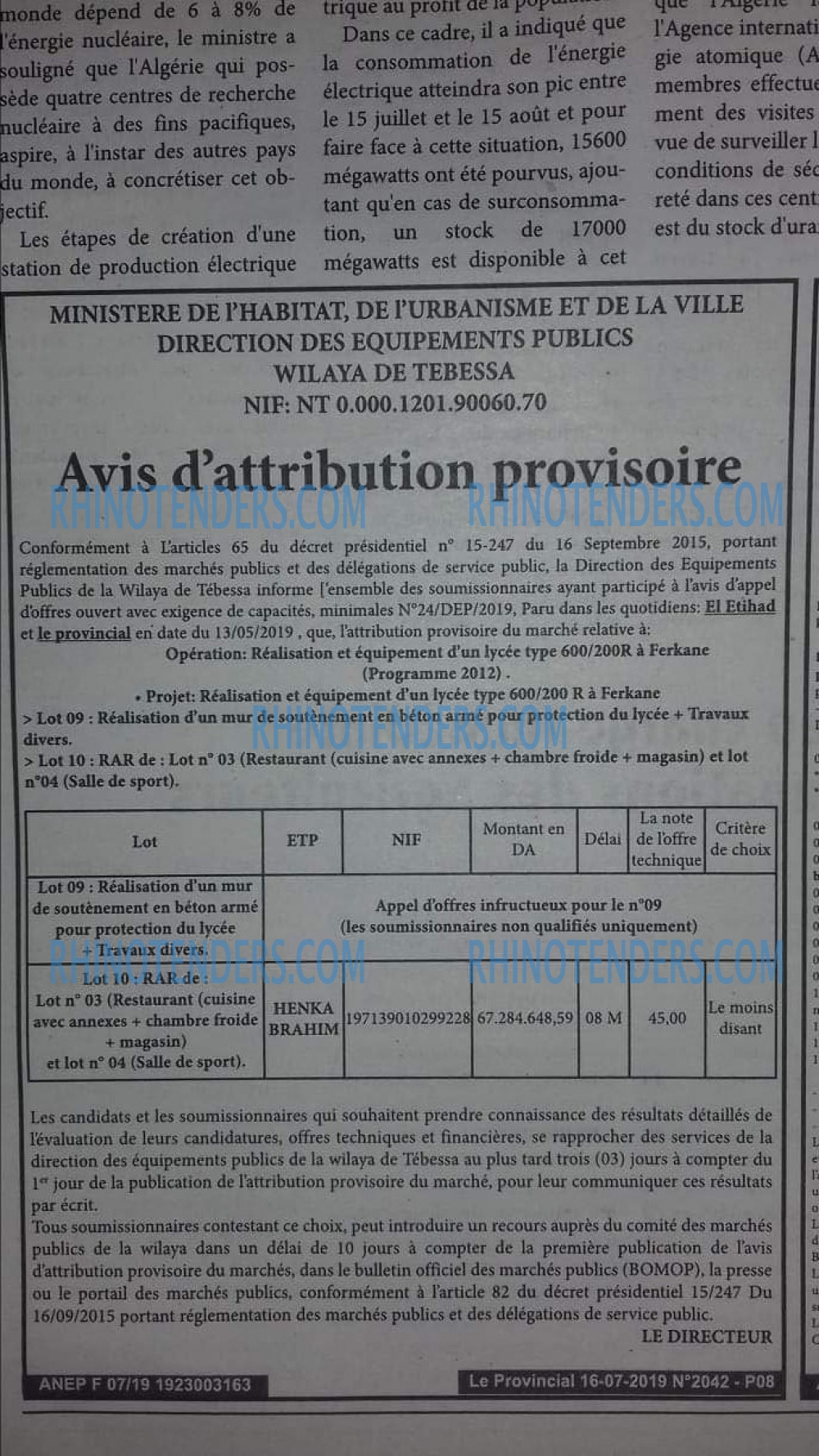 LE PROVINCIAL