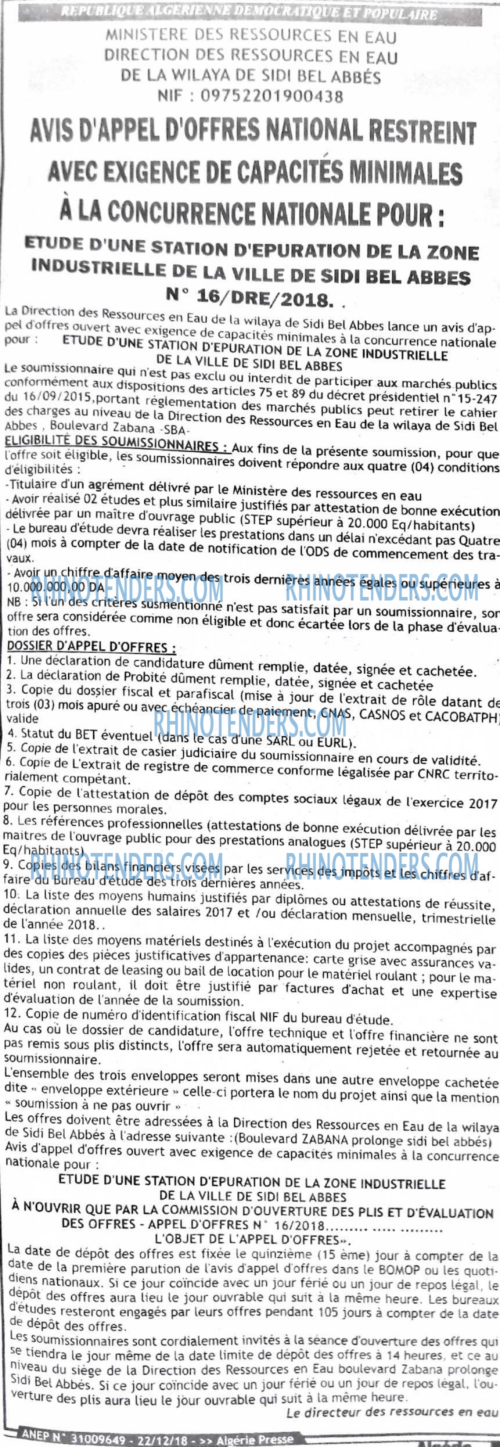 ALGERIE PRESSE