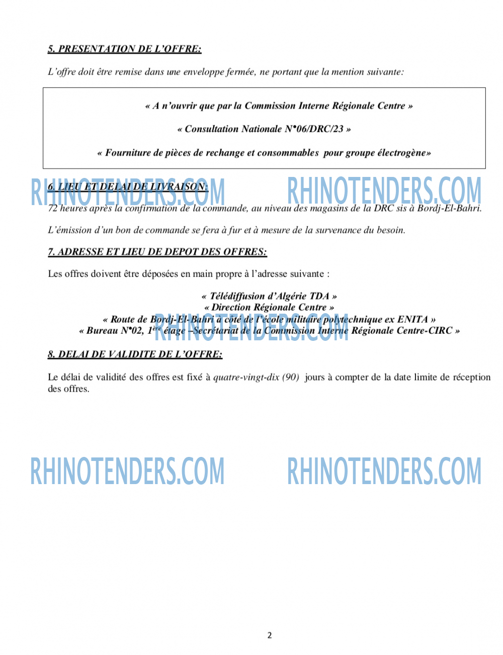 Rhinotenders