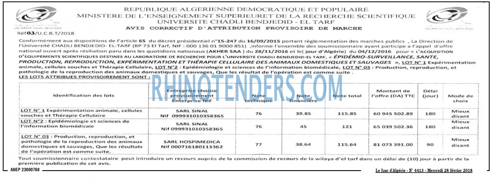 Le Jour d'Algérie