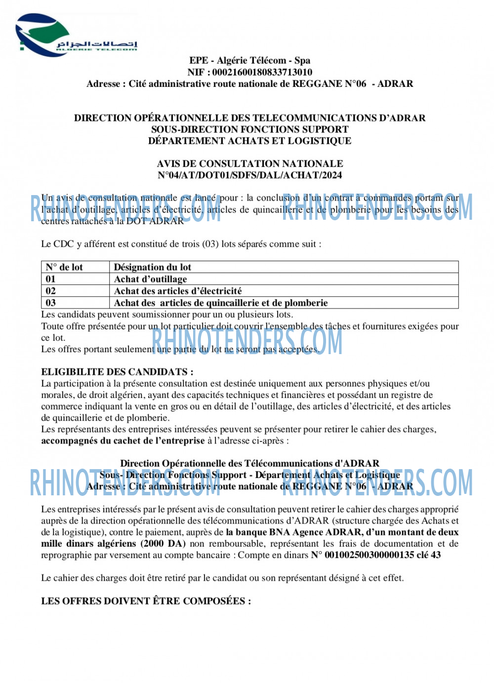 Algérie Télécom