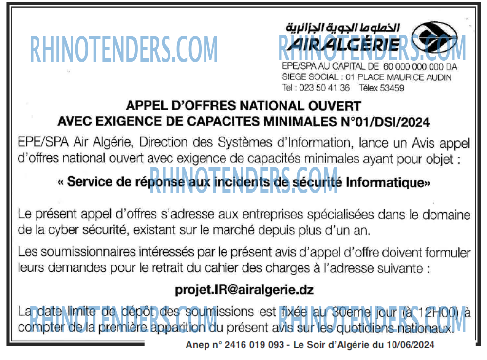 LE SOIR D'ALGERIE