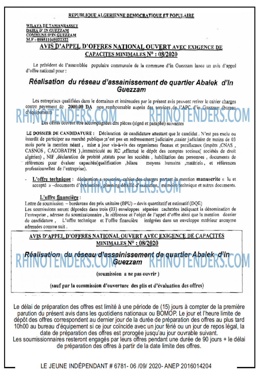 Jeune Independant