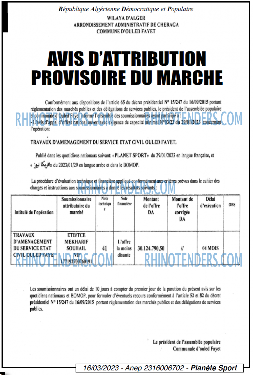 PLANETE SPORT