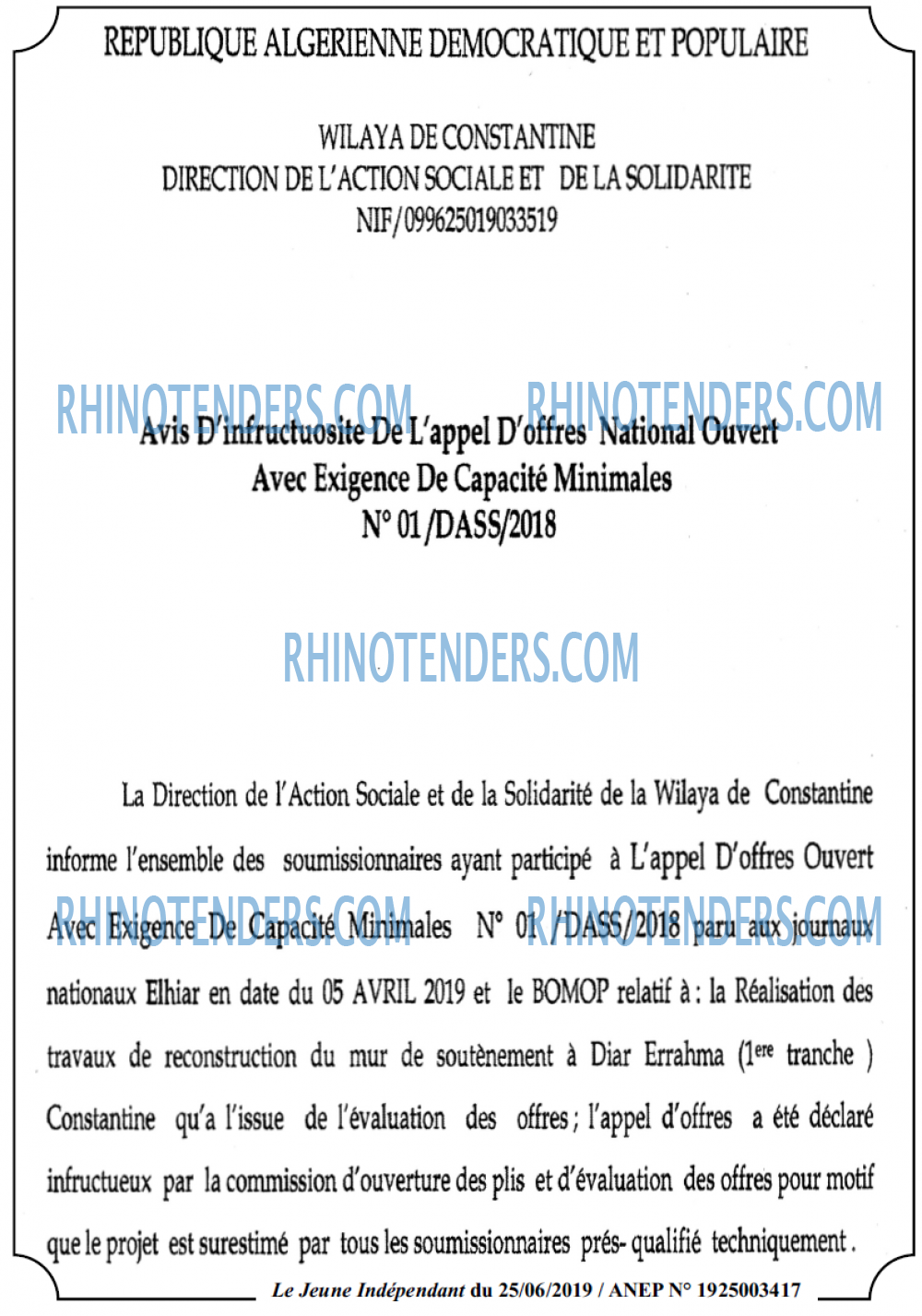 Jeune Independant