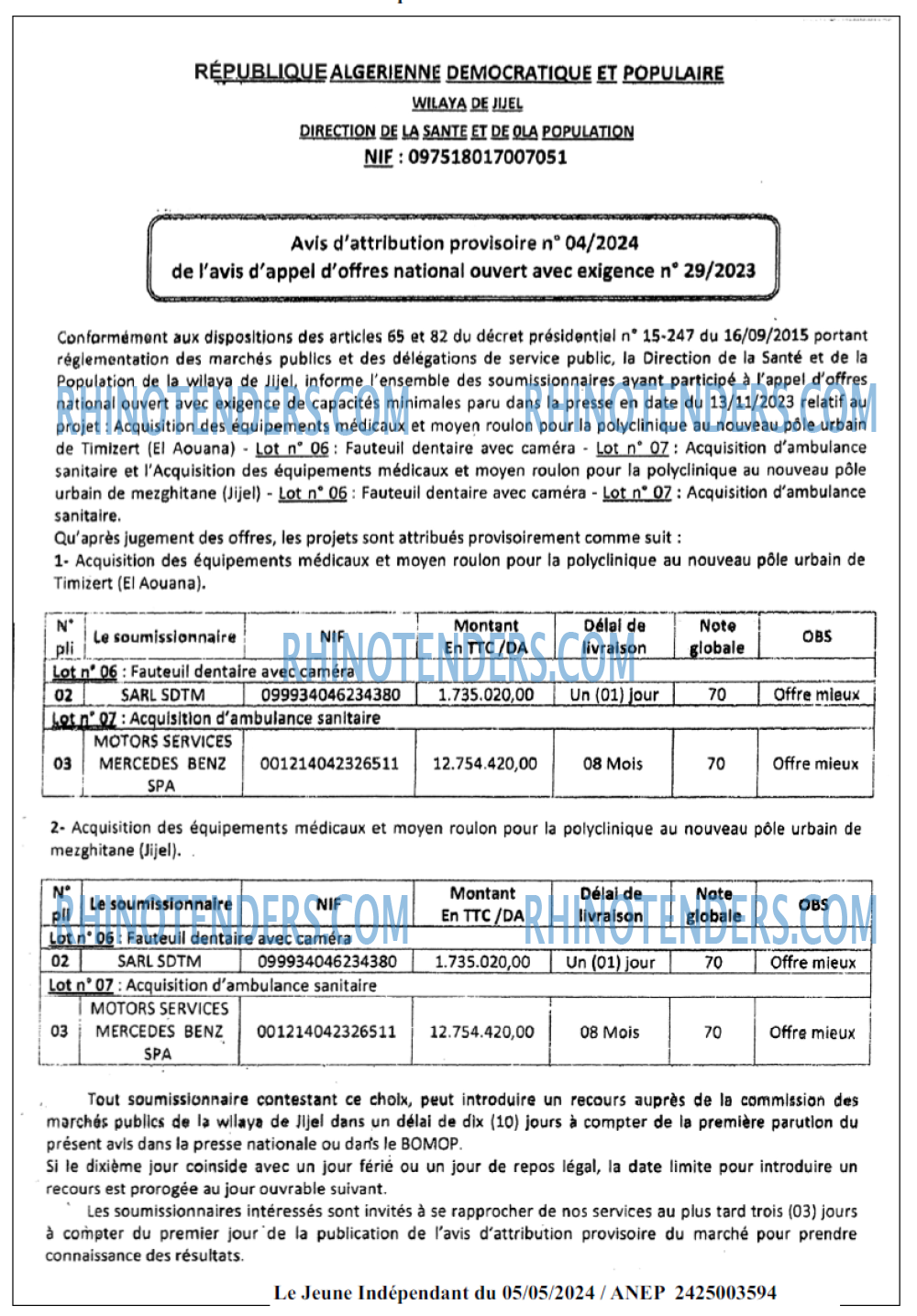 Le jeune indépendant