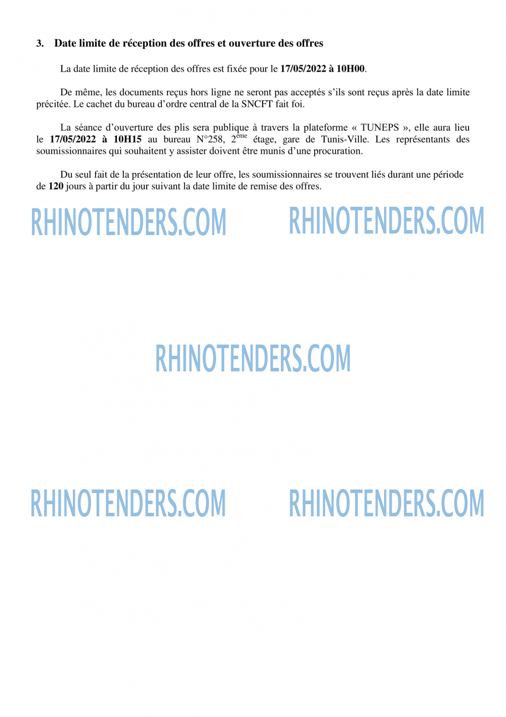 Rhinotenders