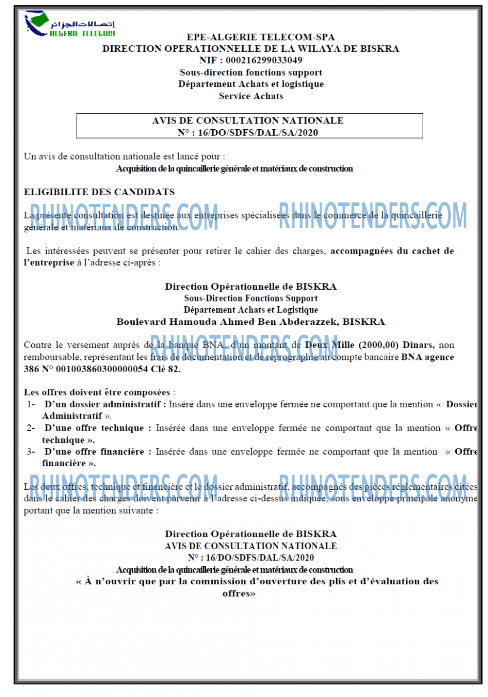 Algérie Télécom
