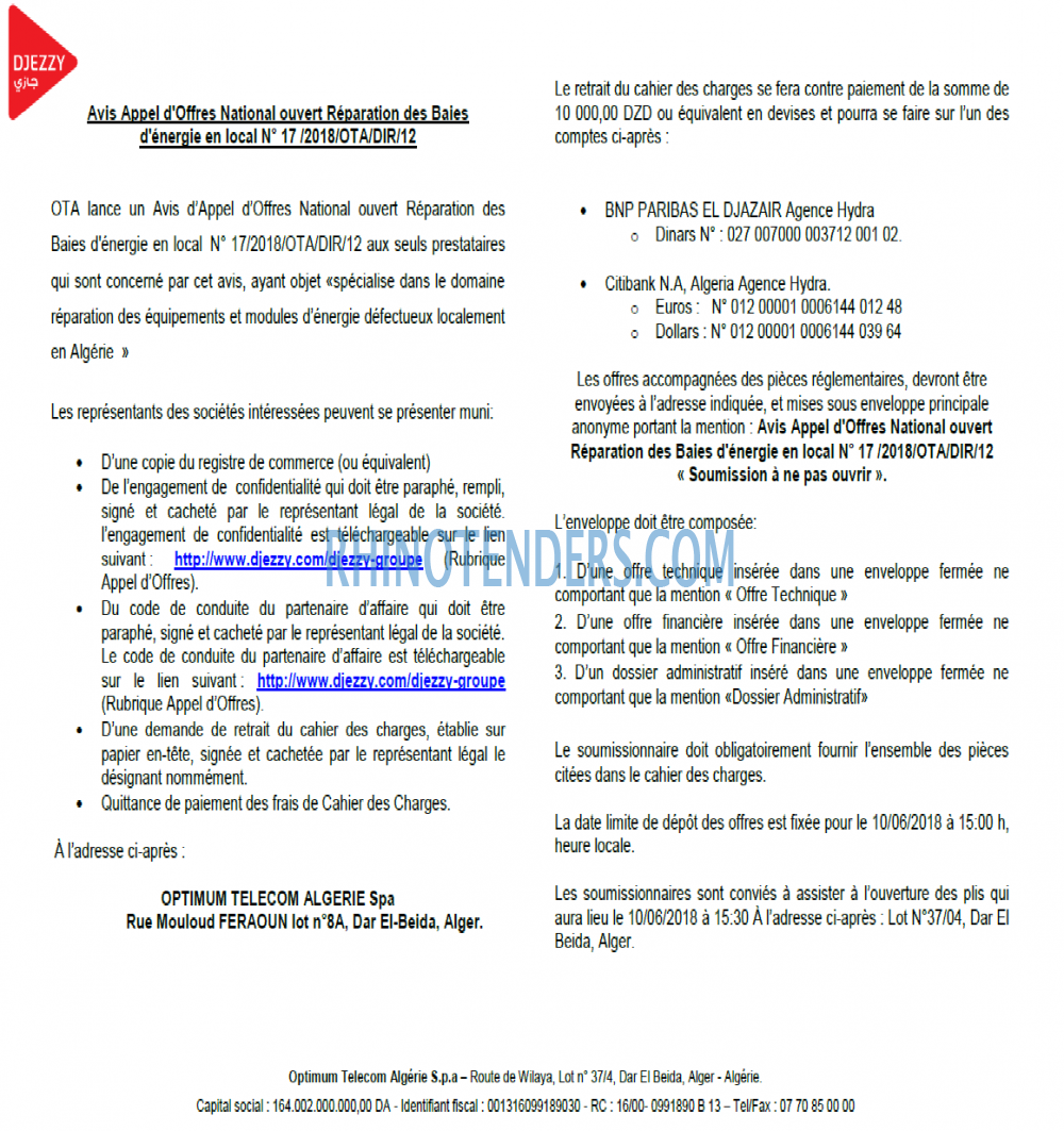 Optimum Telecom Algerie