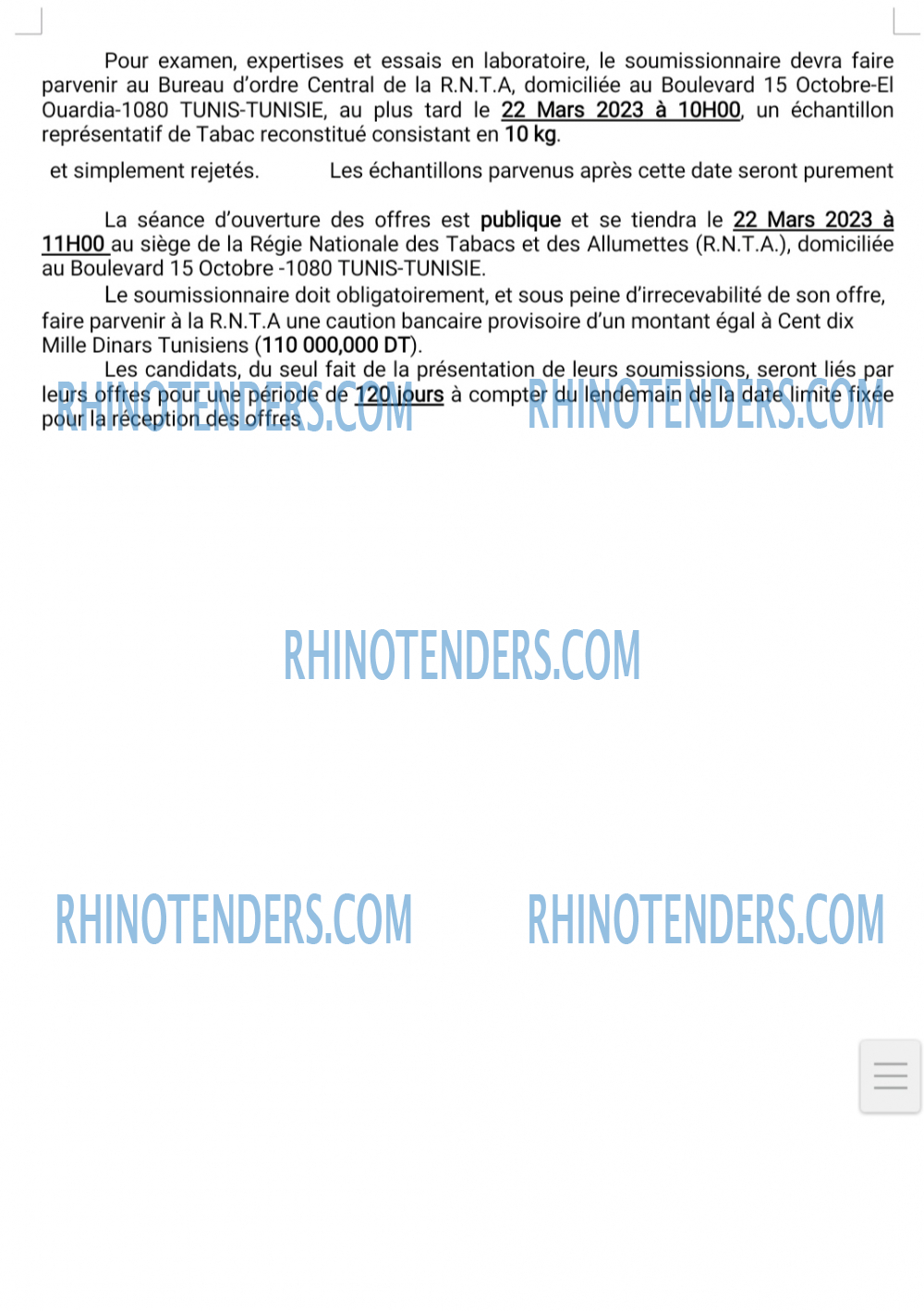 Rhinotenders