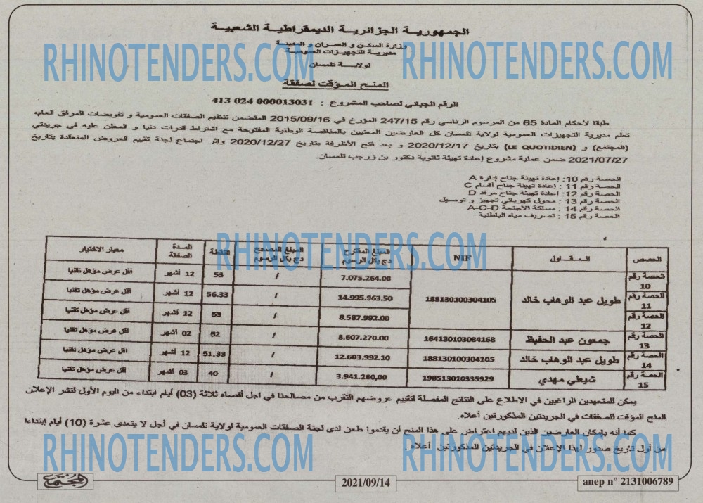 Rhinotenders