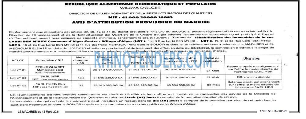LE MAGHREB