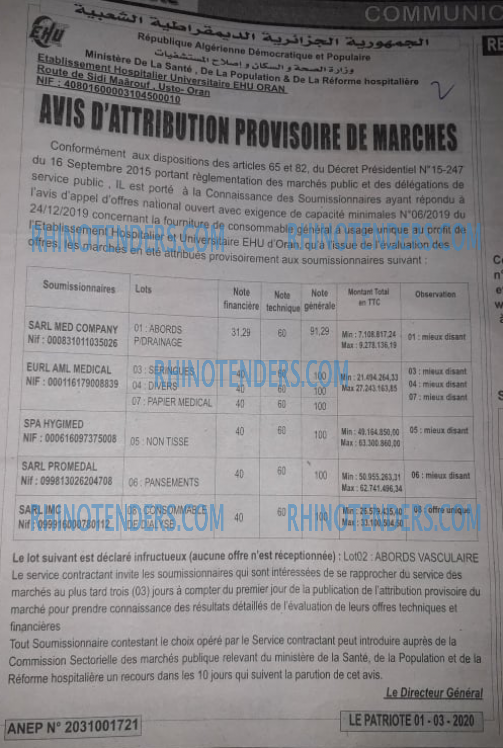 LE PATRIOTE