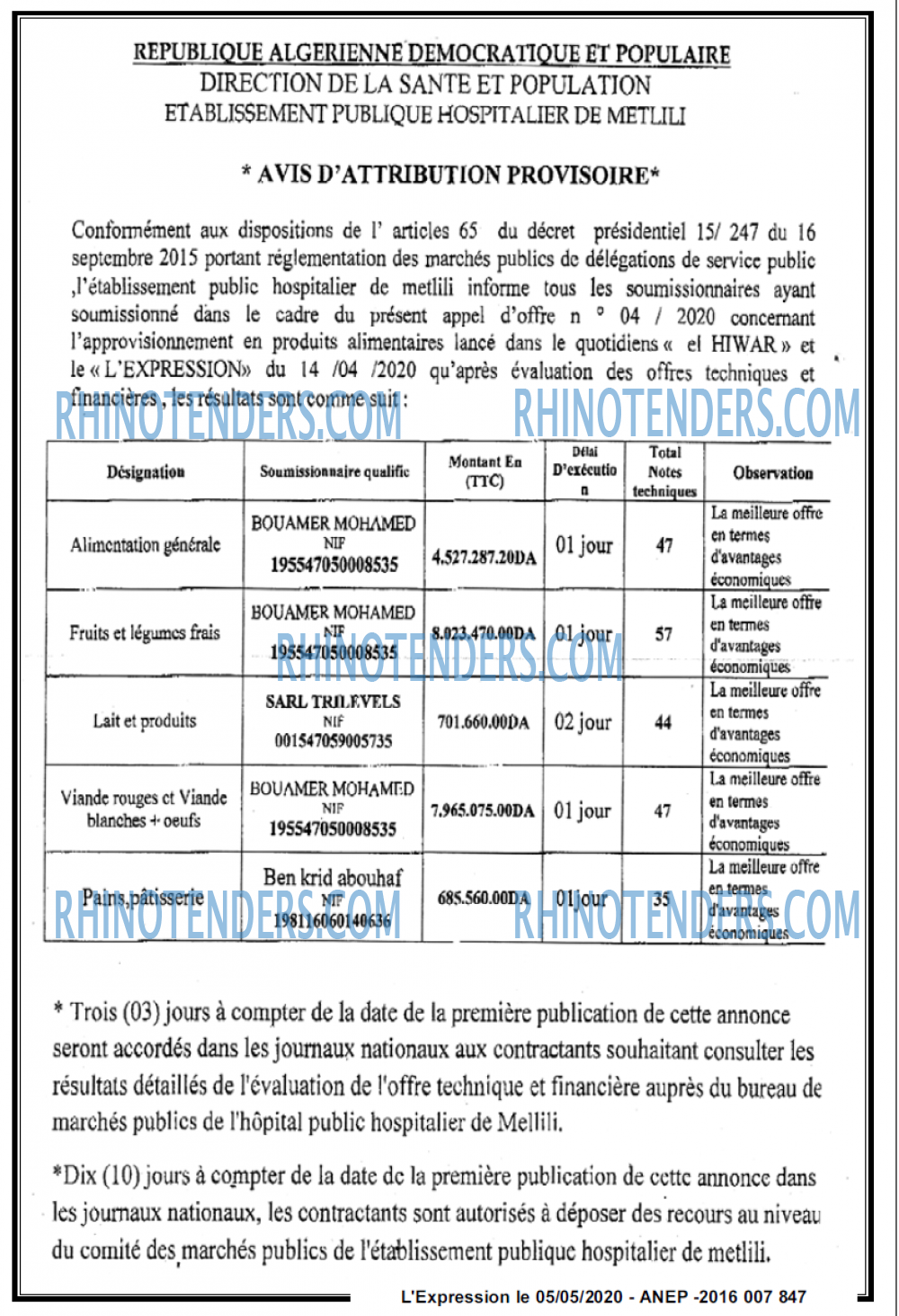 L'EXPRESSION