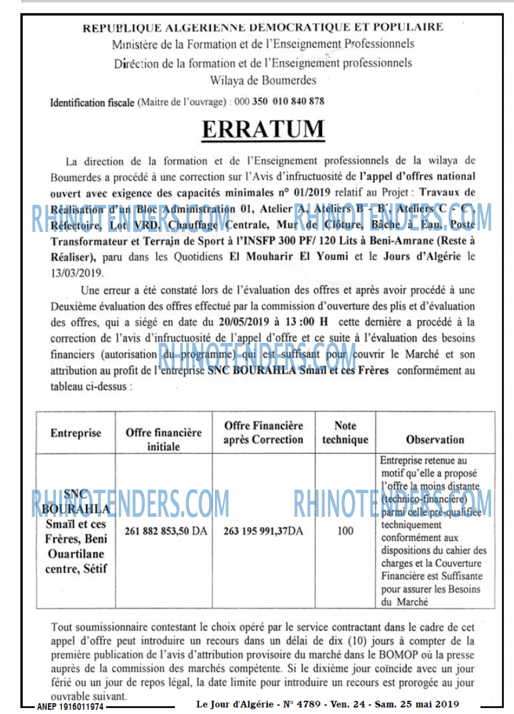 Le Jour d'Algérie