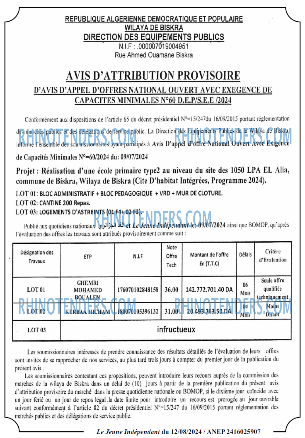 Jeune Independant