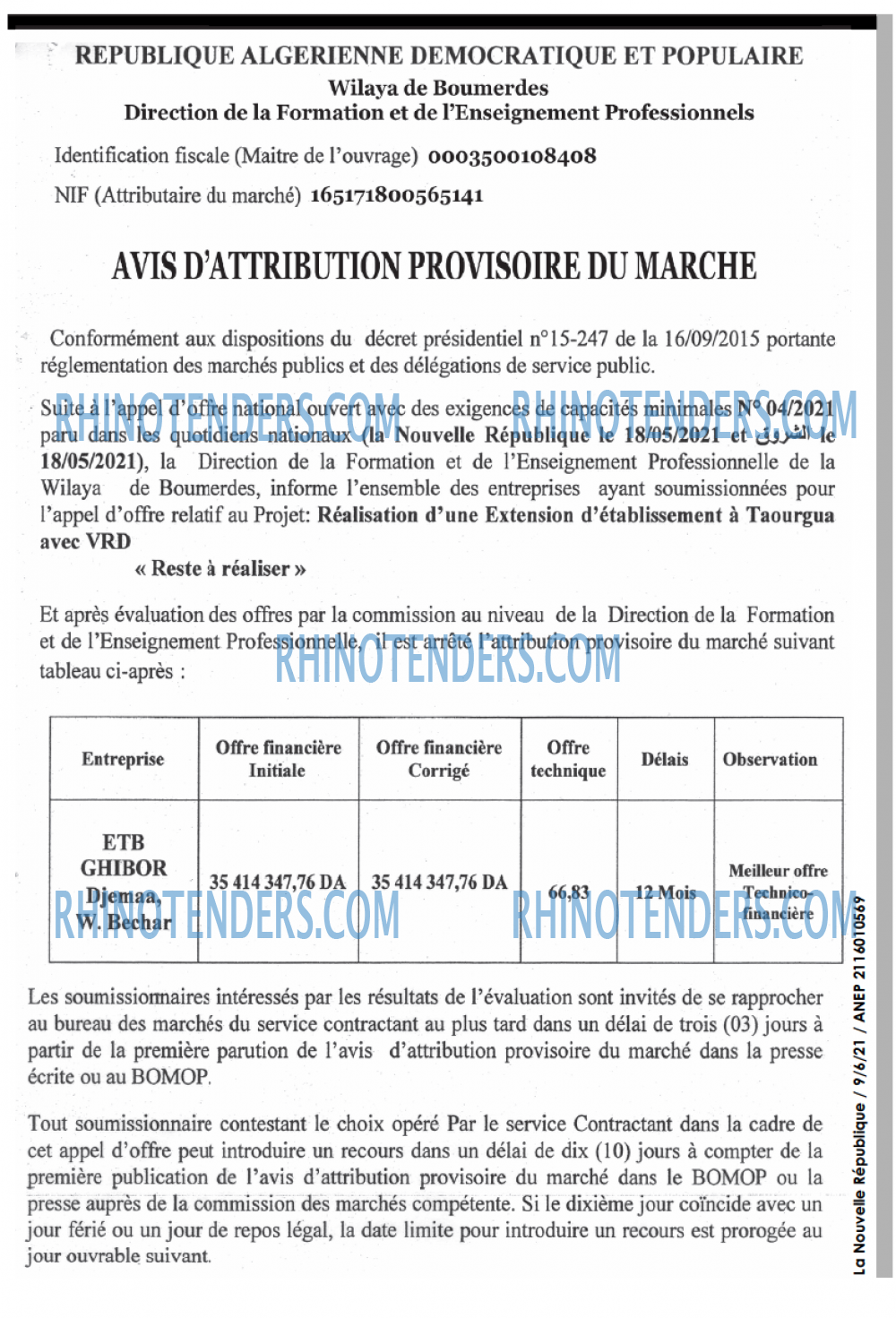 NOUVELLE REPUBLIQUE
